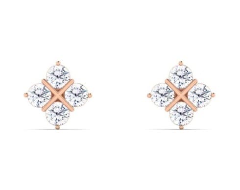 2.05 Carat Flower Earring